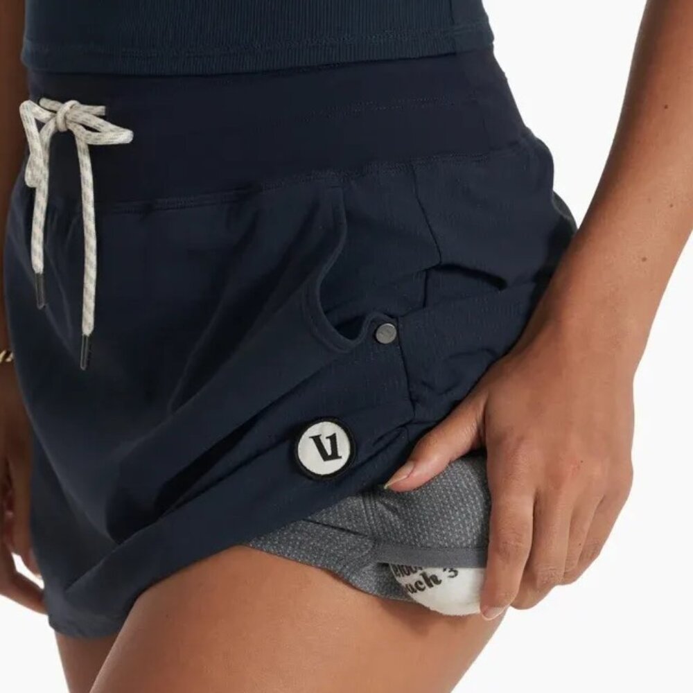 Vuori Seabreeze Skirt ✨ Ink (Navy Blue) ✨ Large - Picture 10 of 10